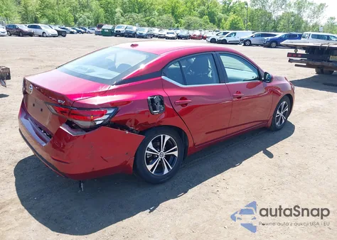 2022 Nissan Sentra Sv Xtronic Cvt из США, поврежденный, VIN 3N1AB8CV9NY292820